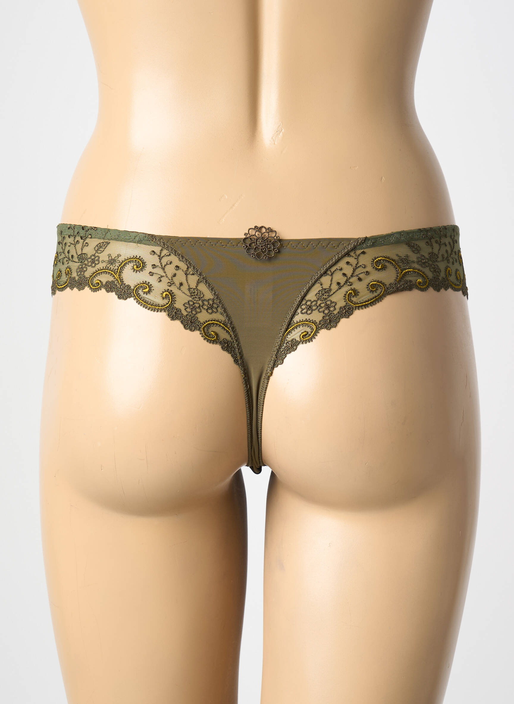 Tanga siuvinėjimas žalias SIMONE PERELE moteris