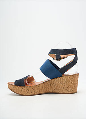 Sandalai/nu pėdos kompensuotas kulnas kulnas nuo 7 iki 9 cm mėlyna FELMINI moteris