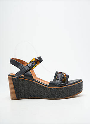 Sandalai/nu pėdos užsegimas su kaklo detalėmis kulnas nuo 7 iki 9 cm juodas MAM'ZELLE moteris