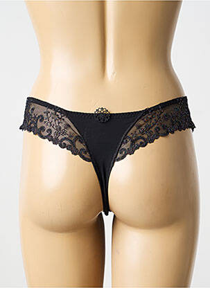 Tanga tanga juodas SIMONE PERELE moteris