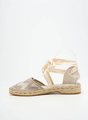 Espadrilės šnervių uždarymas plokščias kulnas iki 3 cm pilka NICOLE moteris