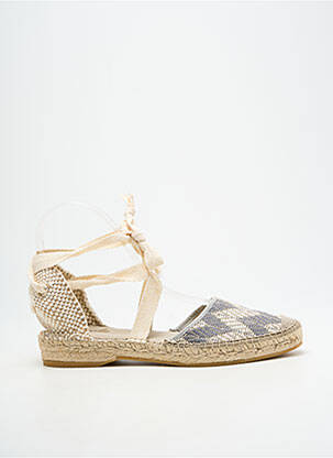 Espadrilės šnervių uždarymas plokščias kulnas iki 3 cm tamsiai pilka NICOLE moteris