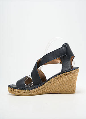Sandalai/nu pėdos užsegimas kilpa(s) kulnas nuo 7 iki 9 cm juodas L'ESPADRILLE DE NICOLE moteris