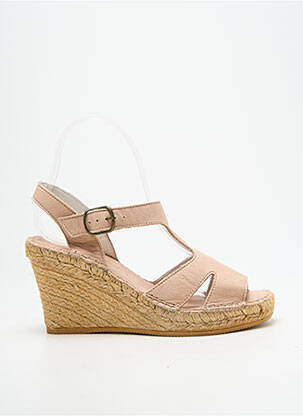 Sandalai/nu pėdos užsegimas kilpa(s) kulnas nuo 7 iki 9 cm rožinė L'ESPADRILLE DE NICOLE moteris