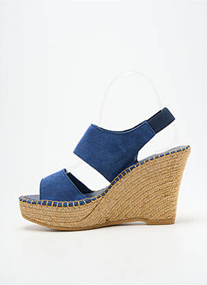 Sandalai/nu pėdos kompensuotas kulnas 10 cm ir daugiau aukštakulniai mėlyna L'ESPADRILLE DE NICOLE moteris