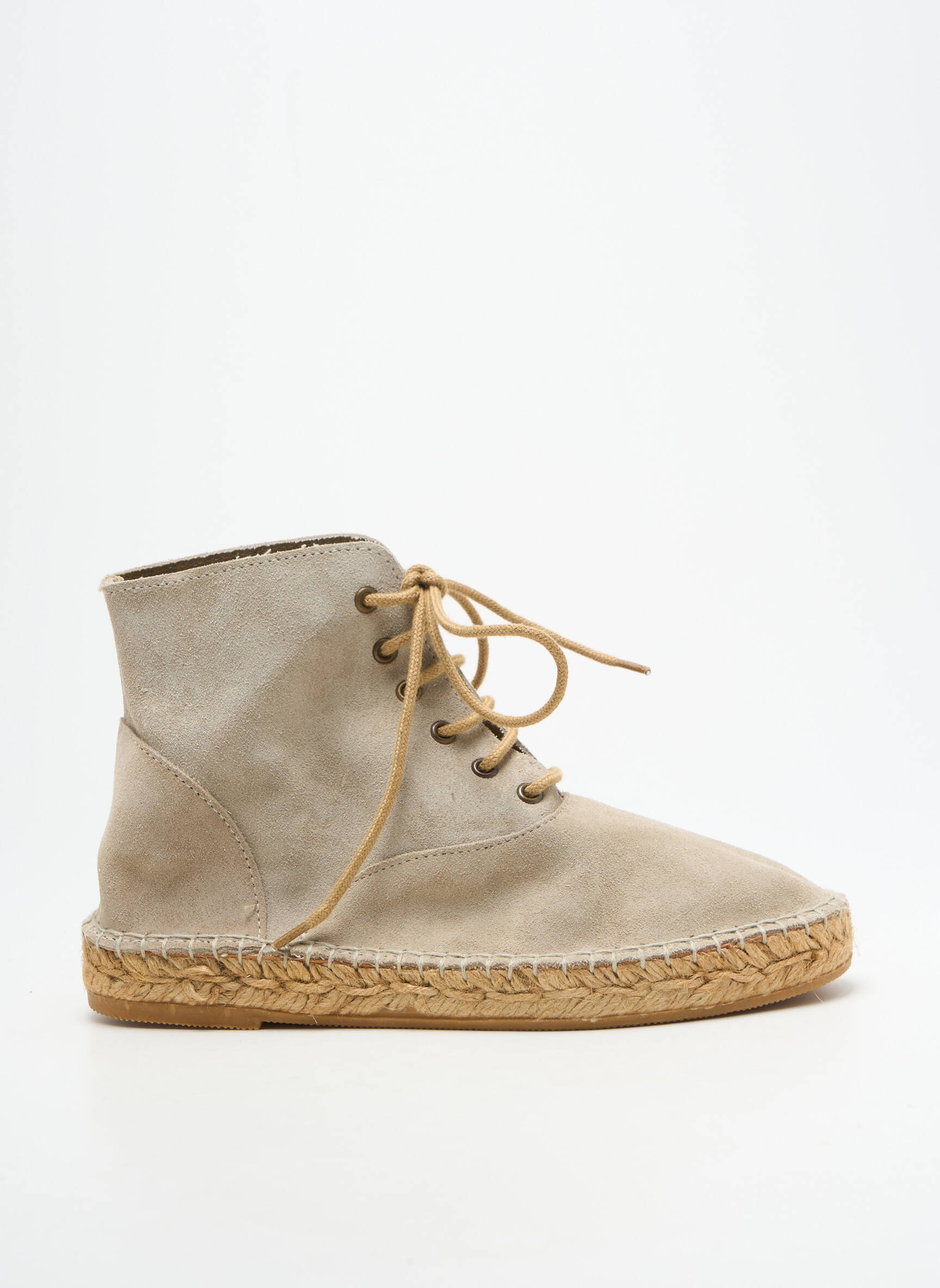 Espadrilės šnervių uždarymas plokščias kulnas iki 3 cm pilka LORMY moteris