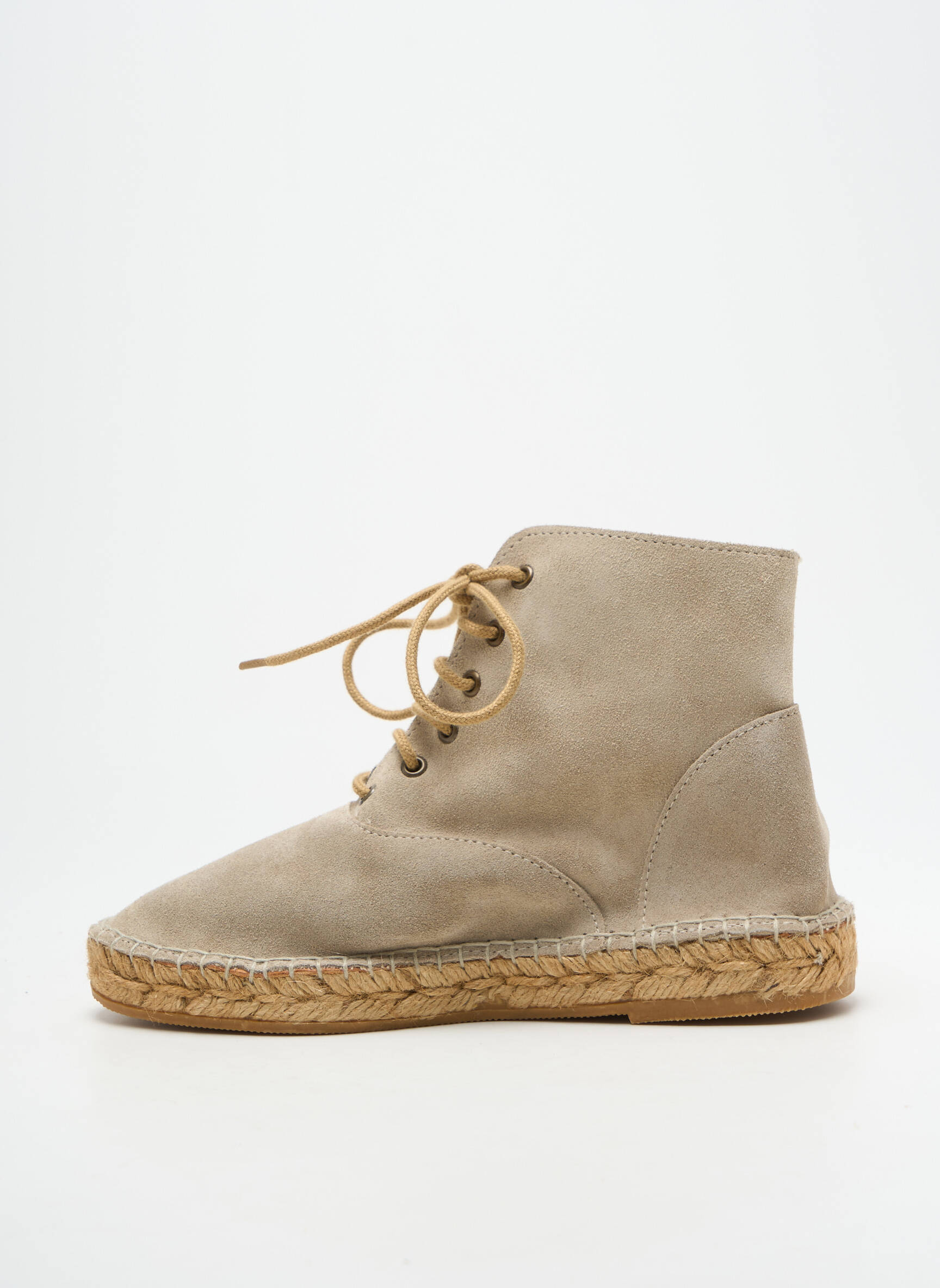 Espadrilės šnervių uždarymas plokščias kulnas iki 3 cm pilka LORMY moteris