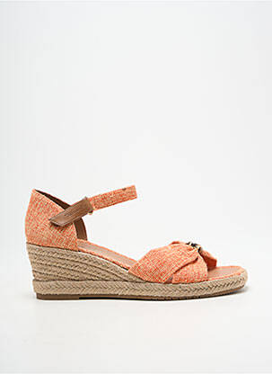 Espadrilės užsegimas su kaklo detalėmis kulnas nuo 7 iki 9 cm oranžinė TAMARIS moteris