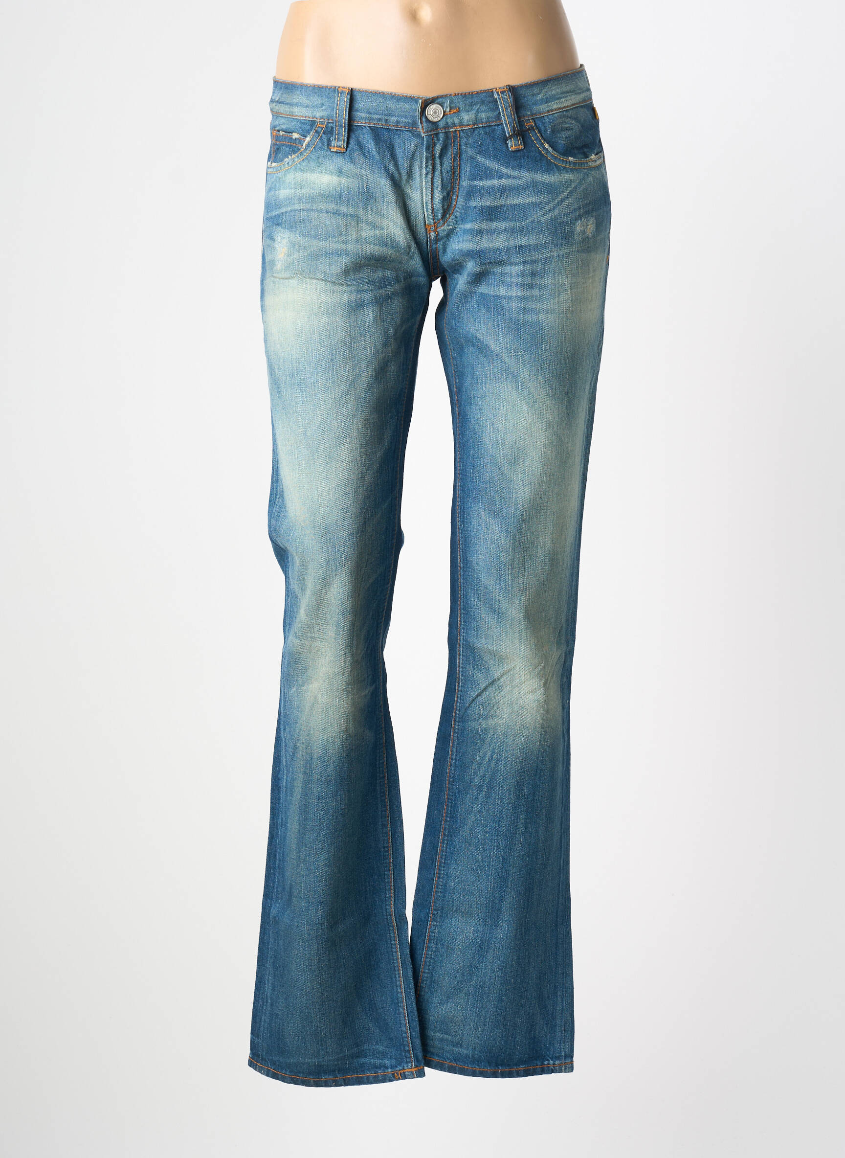 Bootcut džinsai tamprumas maža dydžio mėlyna MELTIN'POT moteris