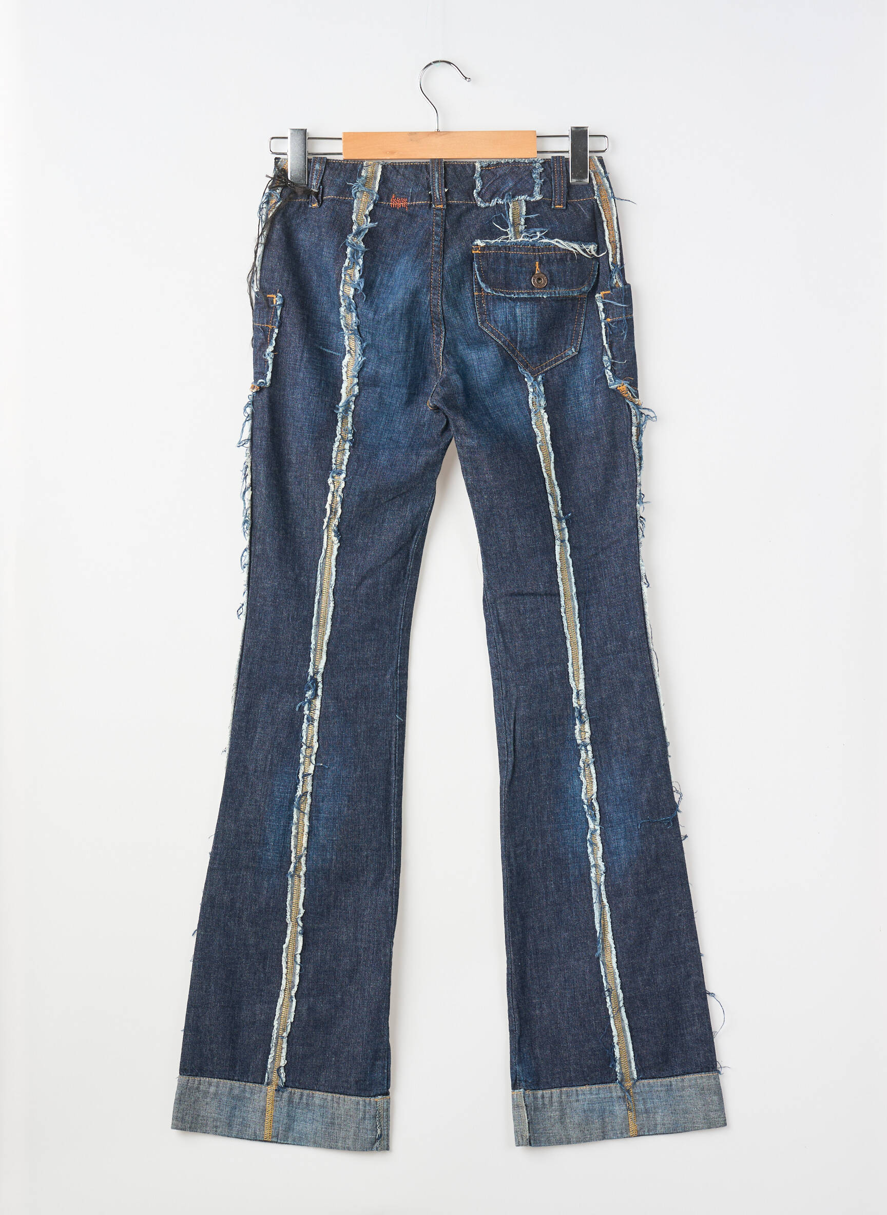 Bootcut džinsai tamprumas maža dydžio mėlyna DIESEL moteris
