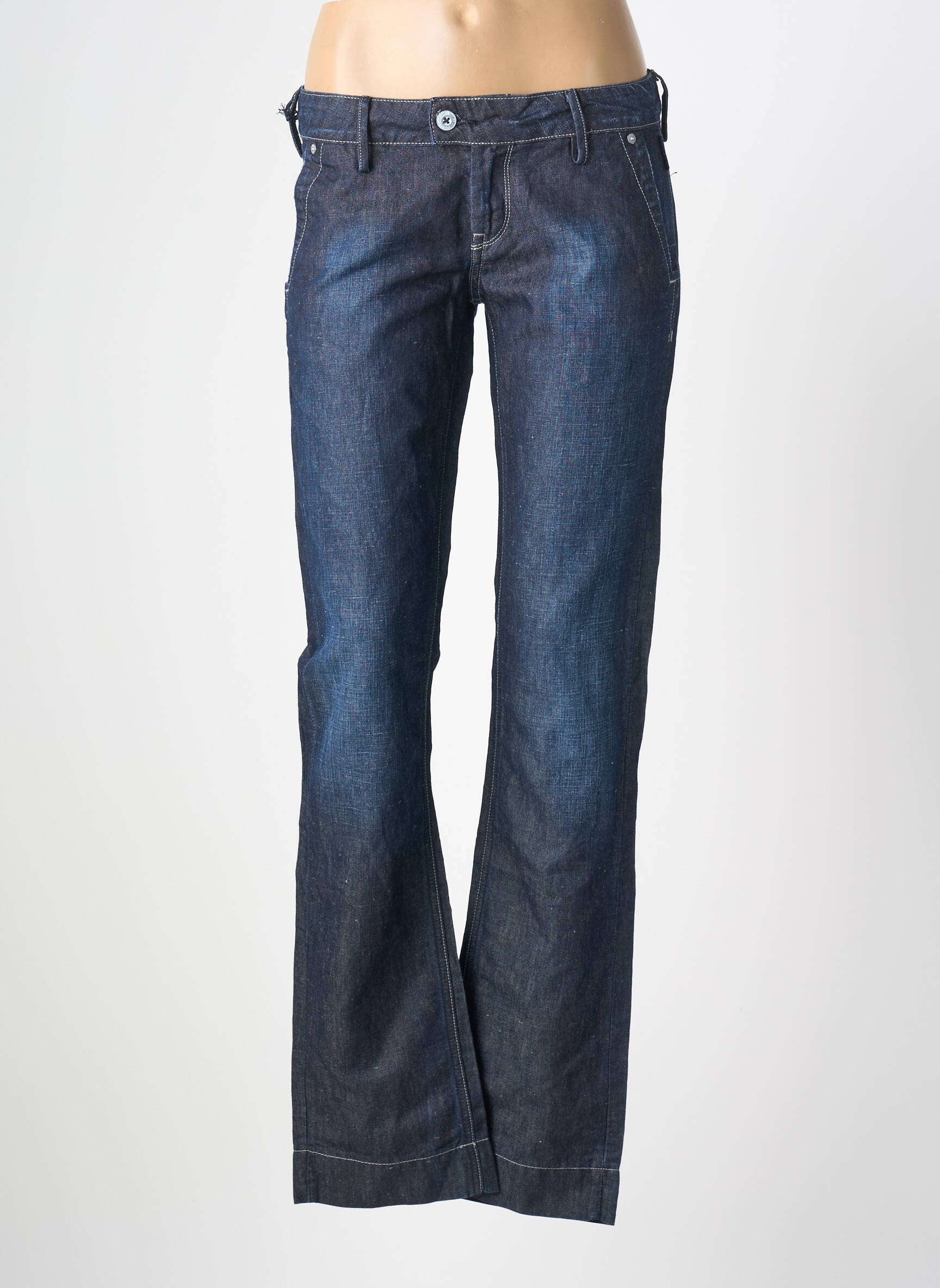 Bootcut džinsai tamprumas mėlyna MELTIN'POT moteris