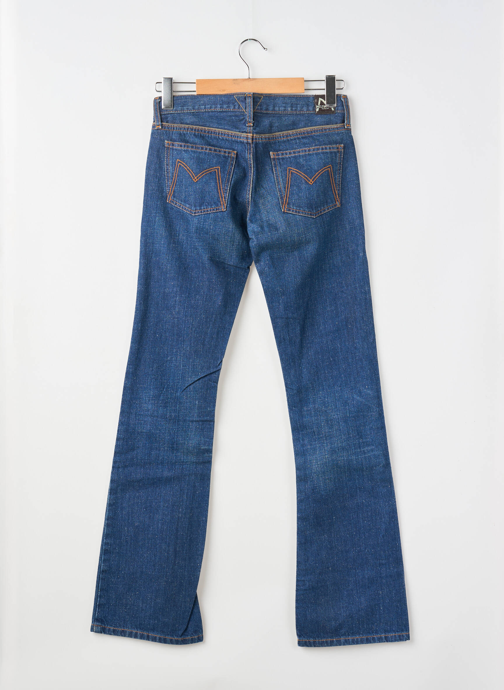 Bootcut džinsai tamprumas maža dydžio mėlyna MELTIN'POT moteris