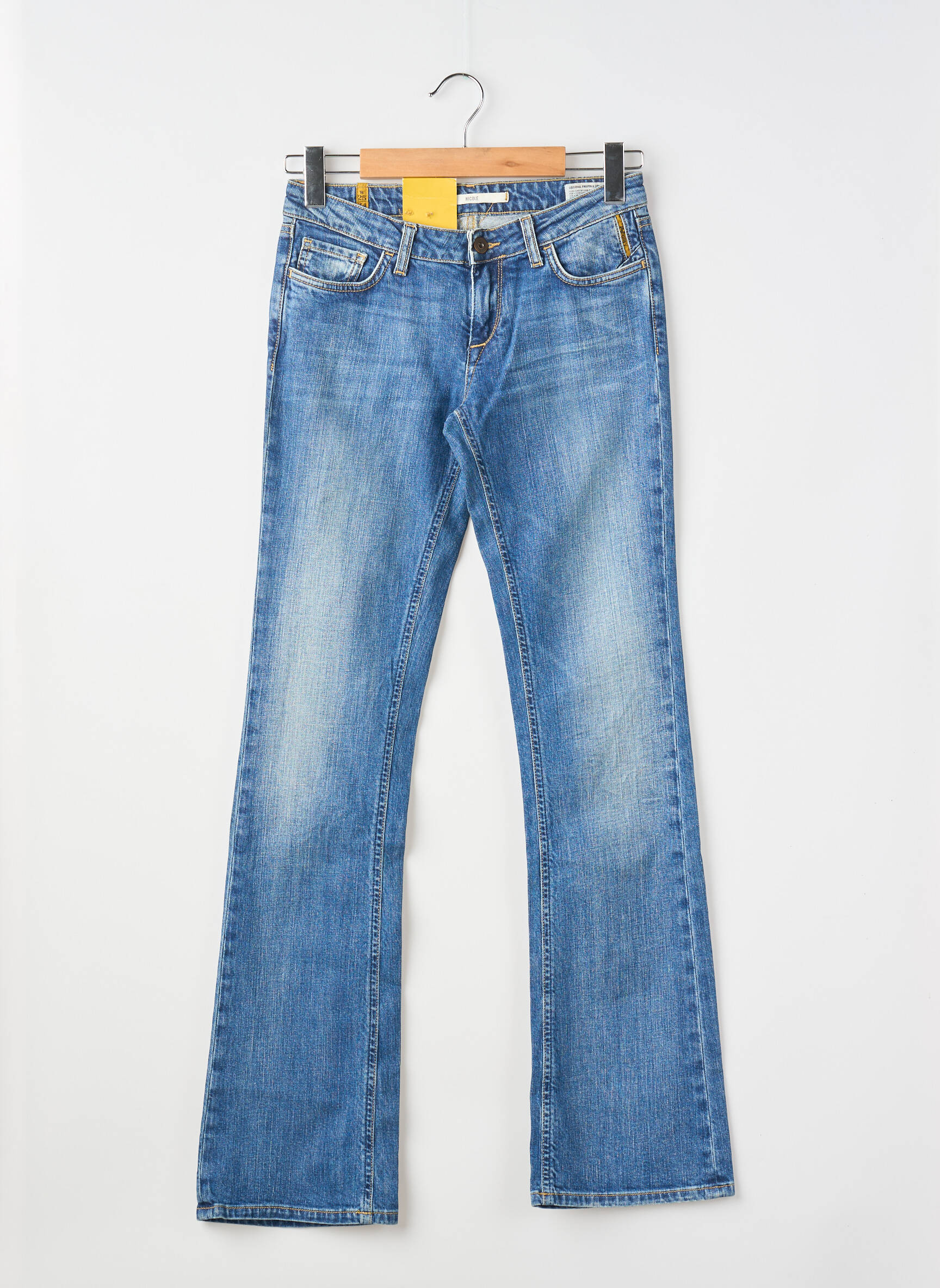 Bootcut džinsai tamprumas maža dydžio mėlyna MELTIN'POT moteris