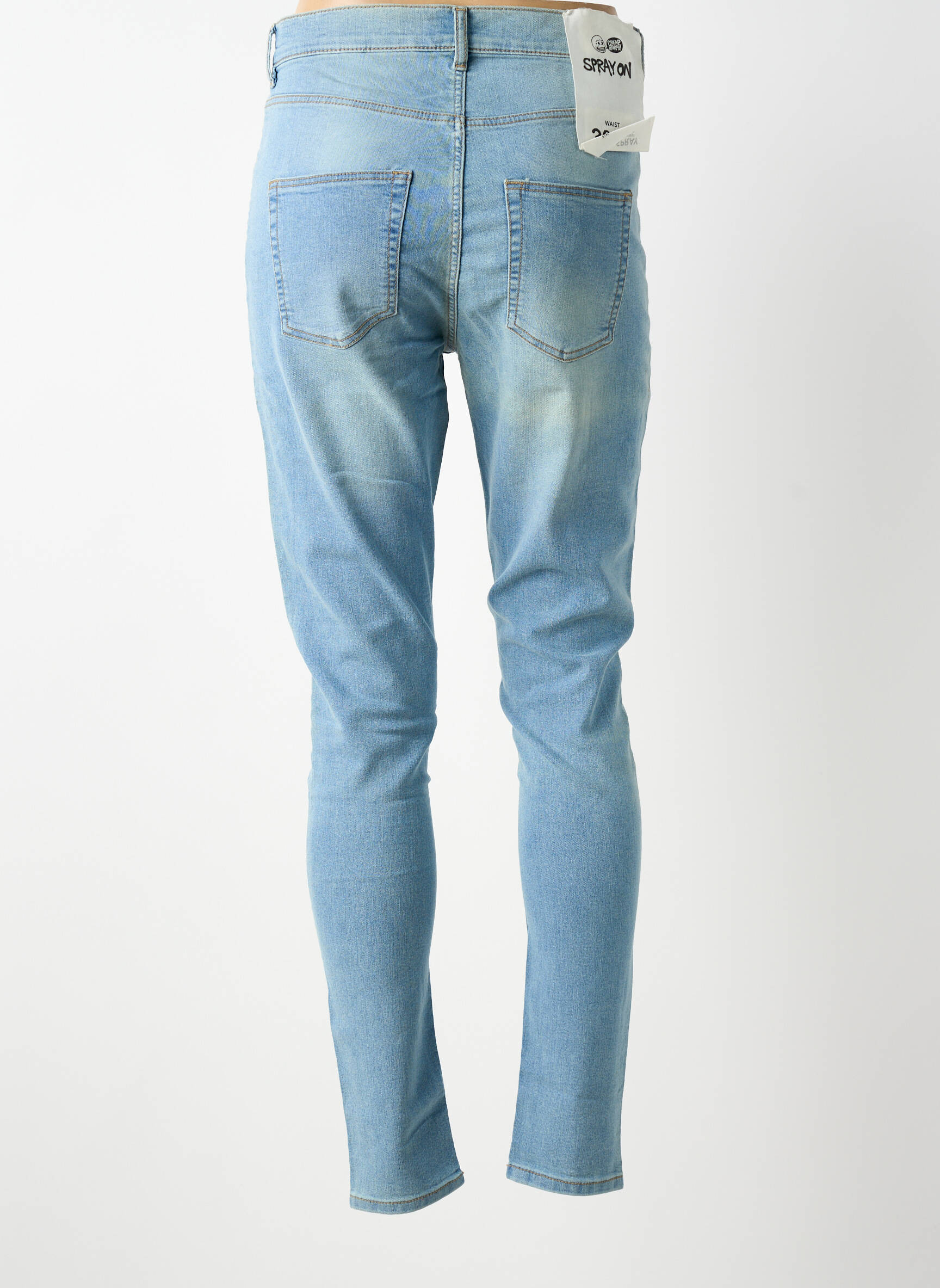 Lieknos džinsai aukšta talija aukšta talija mėlyna CHEAP MONDAY moteris