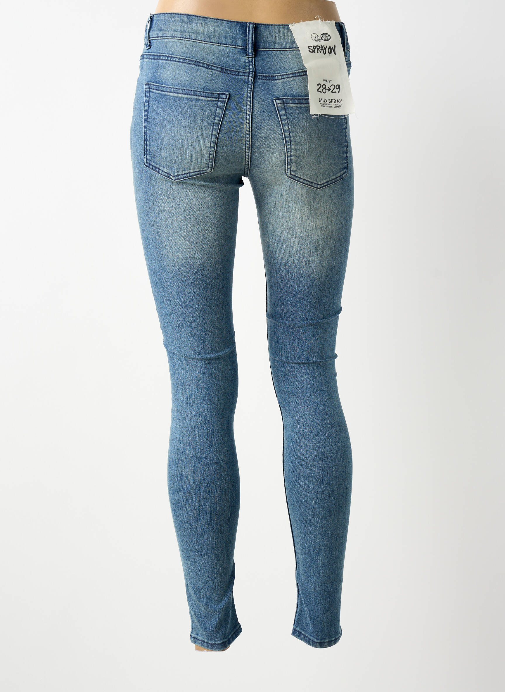 Lieknos džinsai normala dydis normala dydis mėlyna CHEAP MONDAY moteris