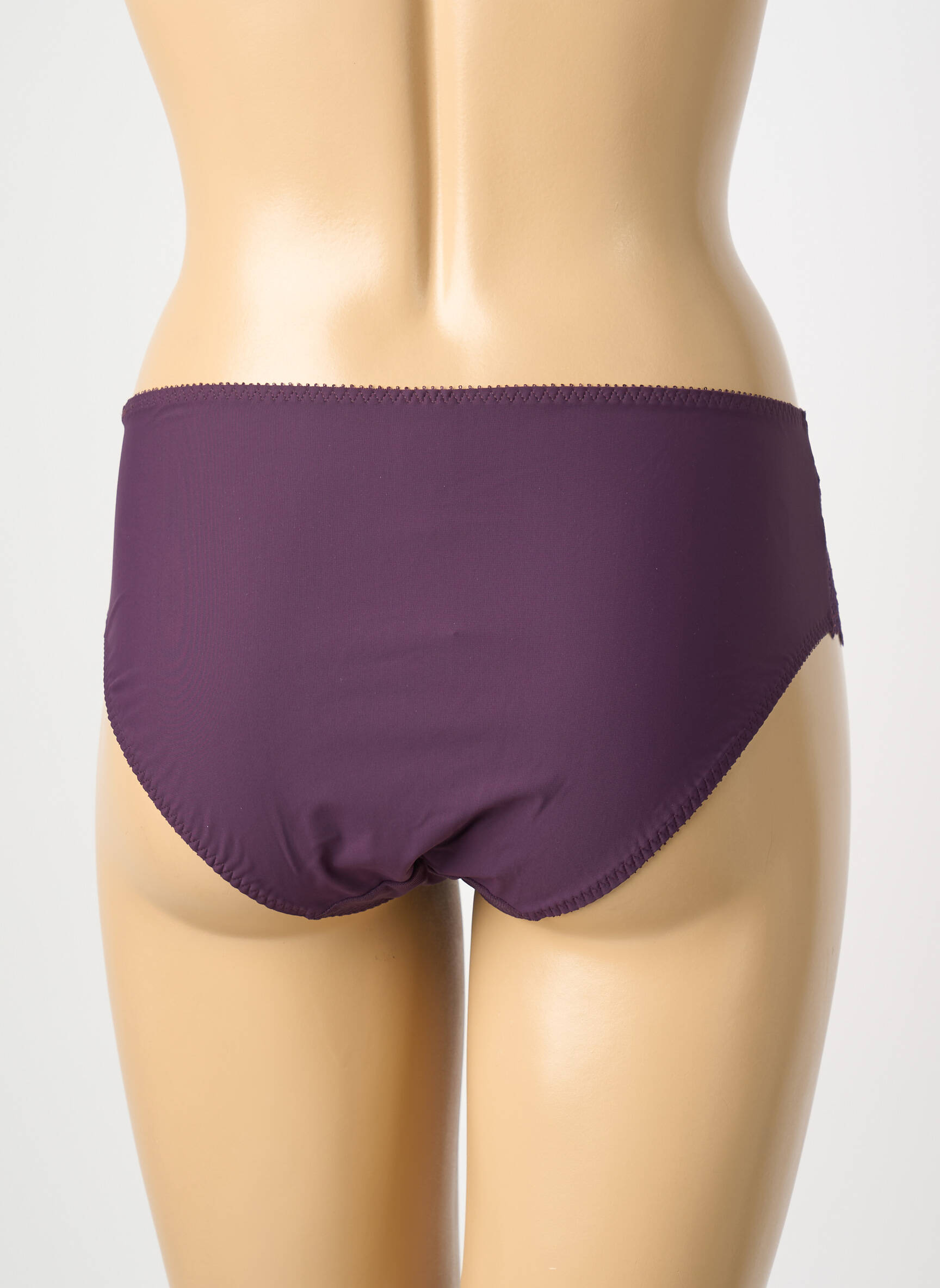 Šortukas satino audinys violetinis EMPREINTE moteris