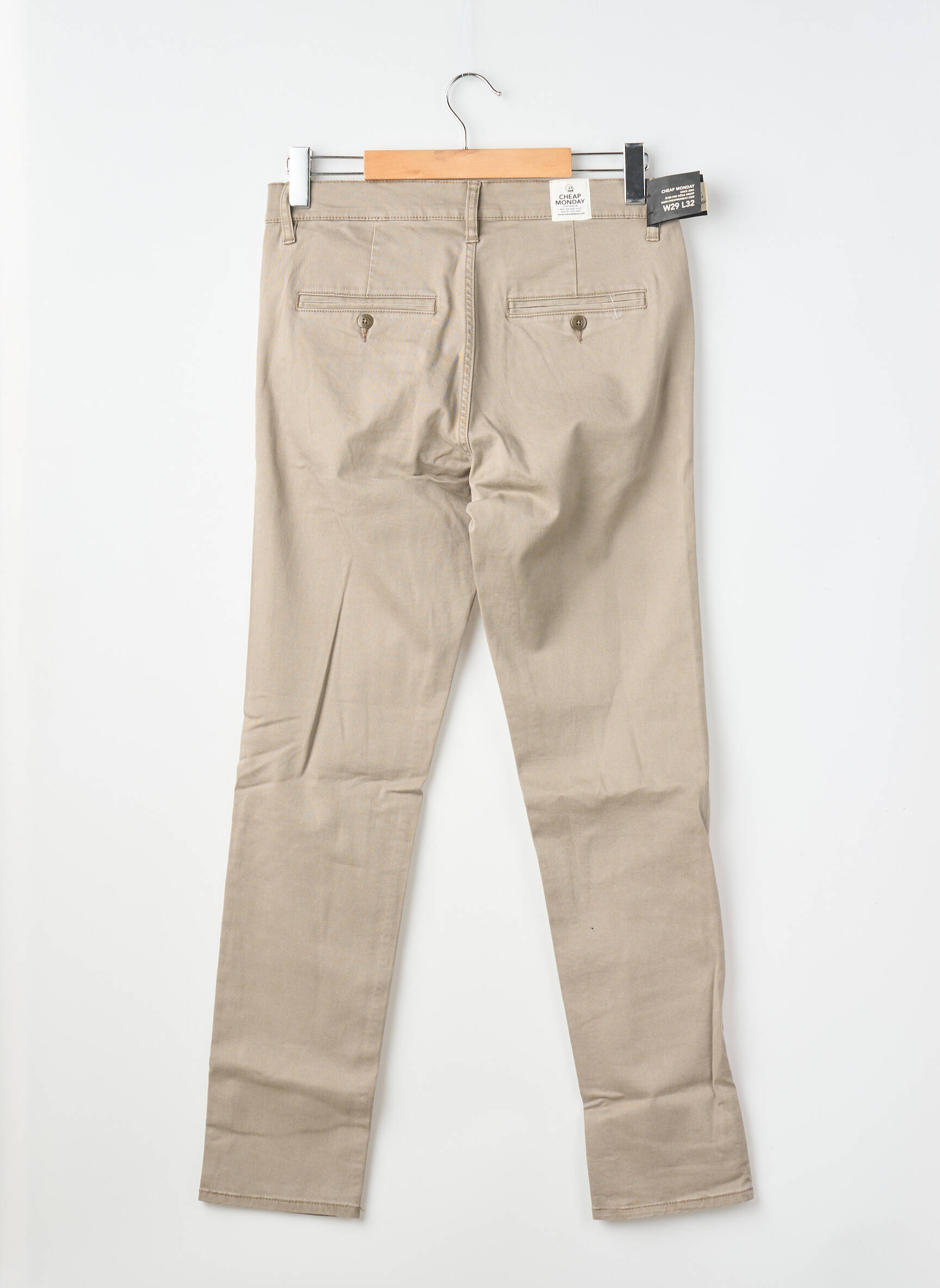 Chino kelnė tamprumas normala dydis rudas CHEAP MONDAY vyras
