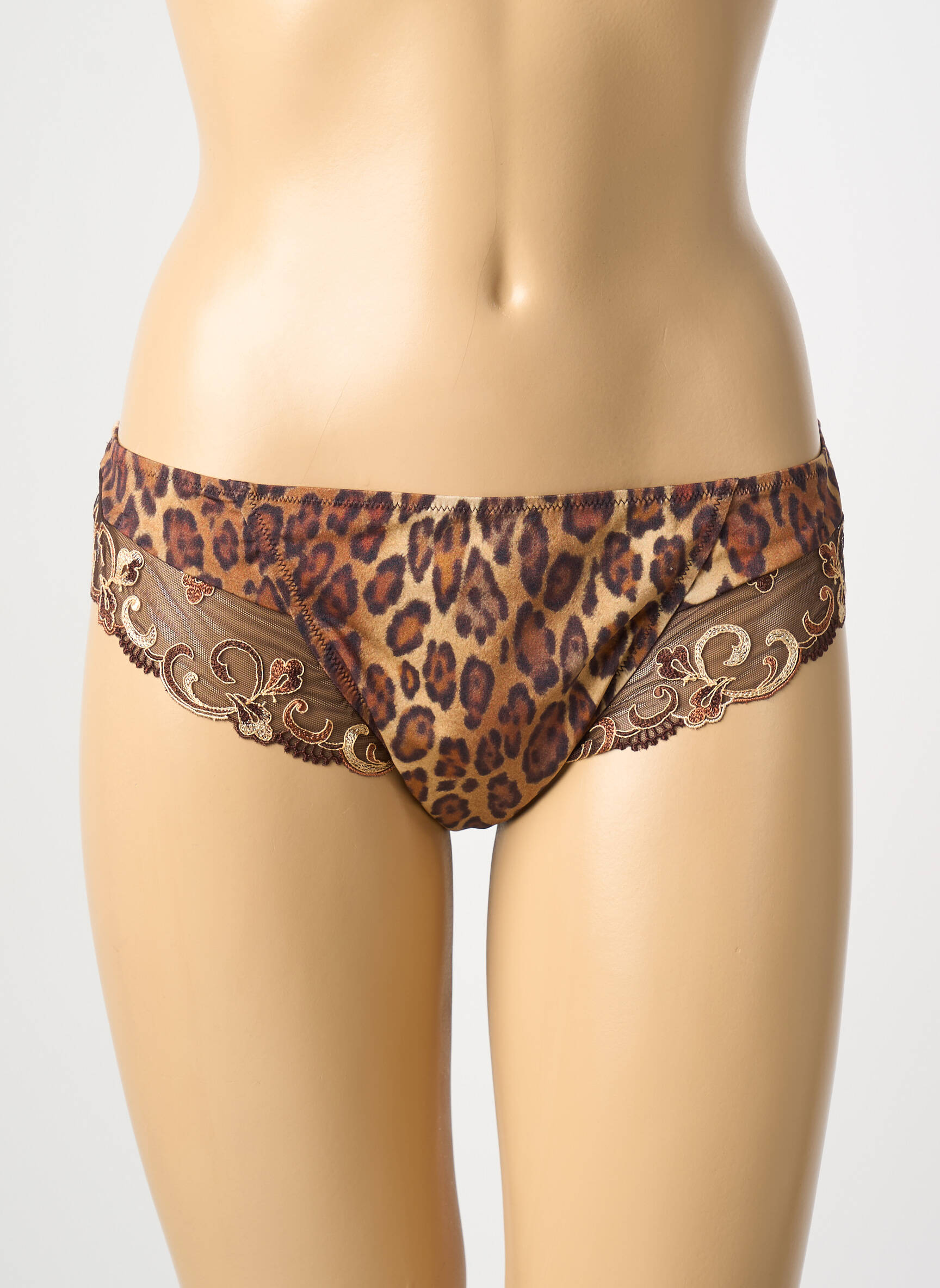 Tanga permatomas tiulis rudas LISE CHARMEL moteris