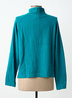 Megztinis centrinė iškirptė ilgos rankovės mėlyna ZOE ZONE OF EMBROIDERED moteris