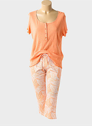 Pižama jersio audimas oranžinė BARANDI moteris