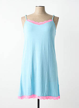 Naktinė suknelė/combinette jersey audinys mėlyna ARTHUR moteris