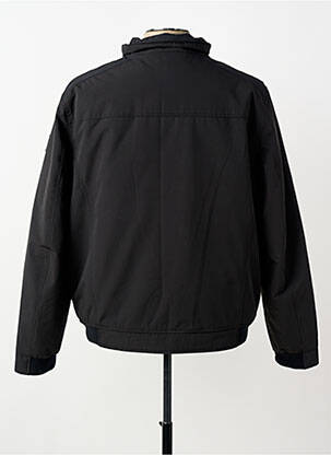 Pūkinė striukė kišenės be gobtuvų juodas S4 JACKETS vyras