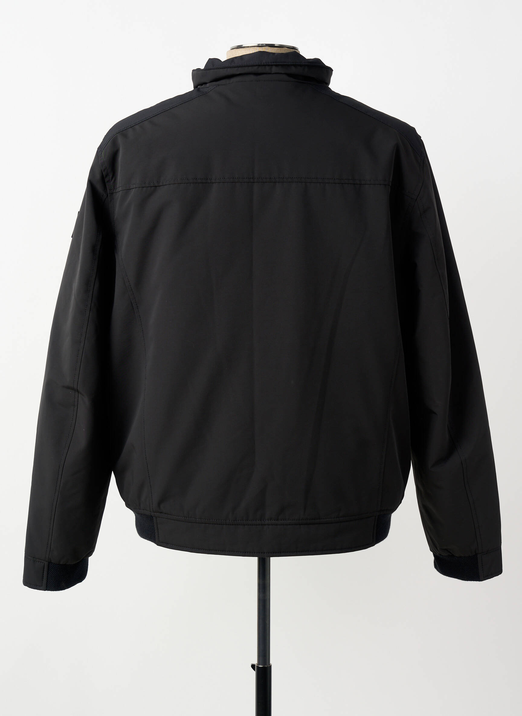 Pūkinė striukė ilgos rankovės be gobtuvų juodas S4 JACKETS vyras