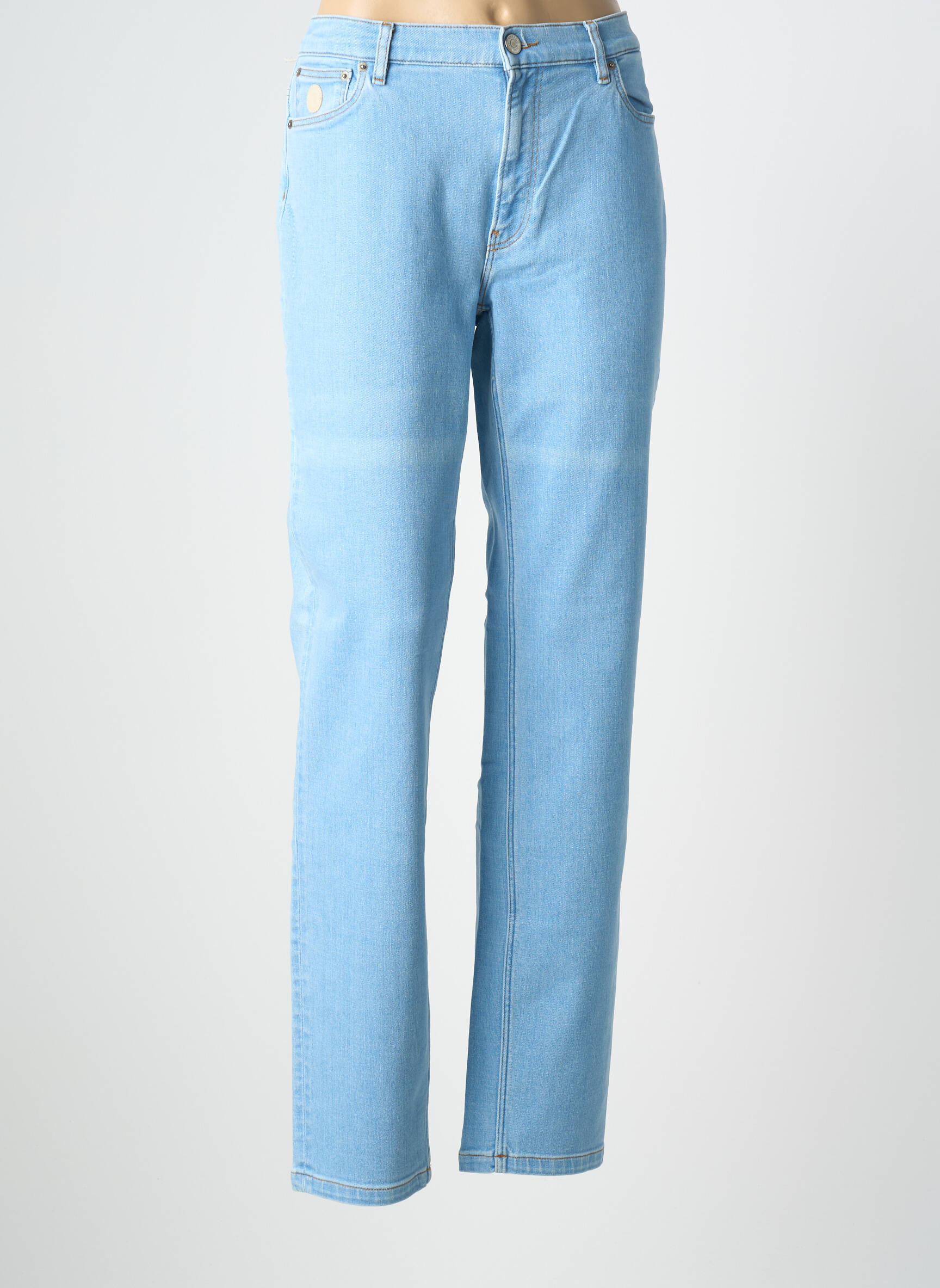 Lieknos džinsai tamprumas normala dydis mėlyna TRUSSARDI JEANS moteris