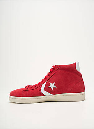 Bėgimo bateliai apvalus mygtukas plokščias kulnas iki 3 cm raudona CONVERSE moteris