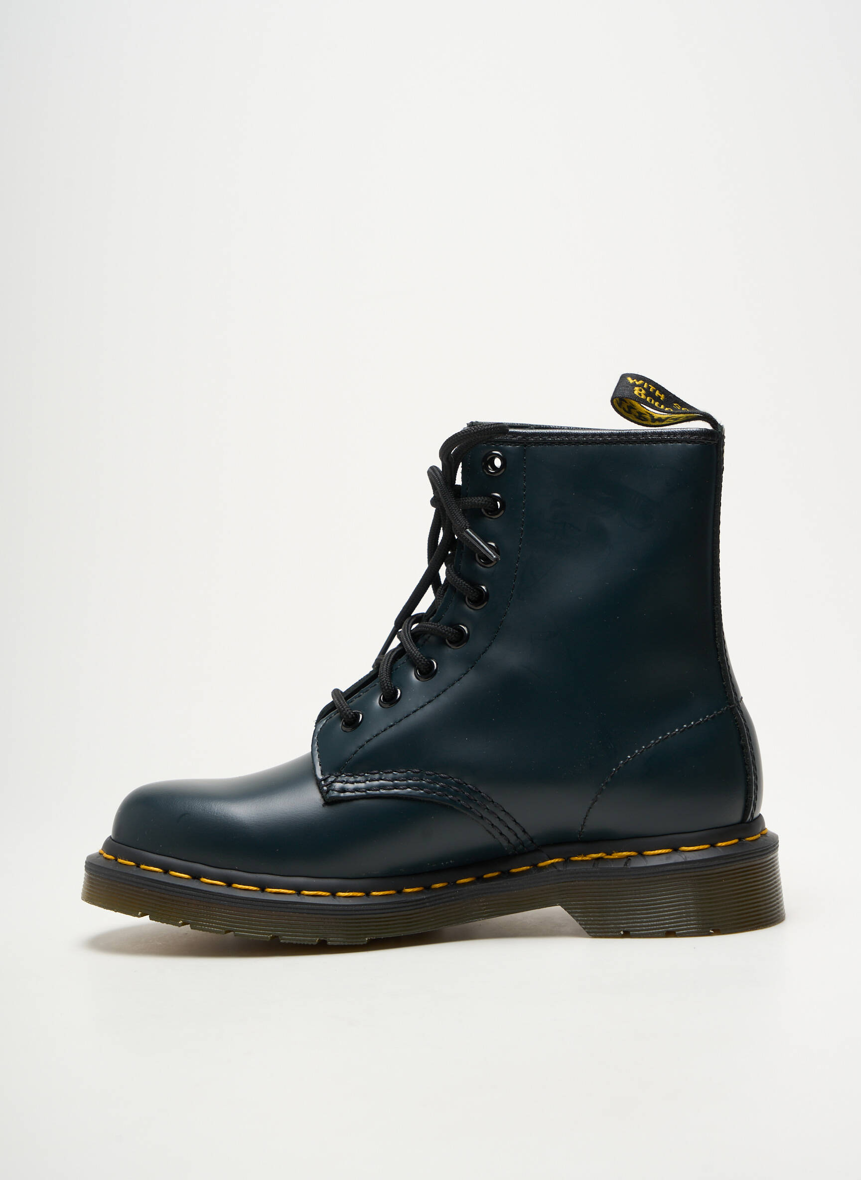 Batai/botai žemas kulnas plokščias kulnas iki 3 cm mėlyna DR MARTENS moteris