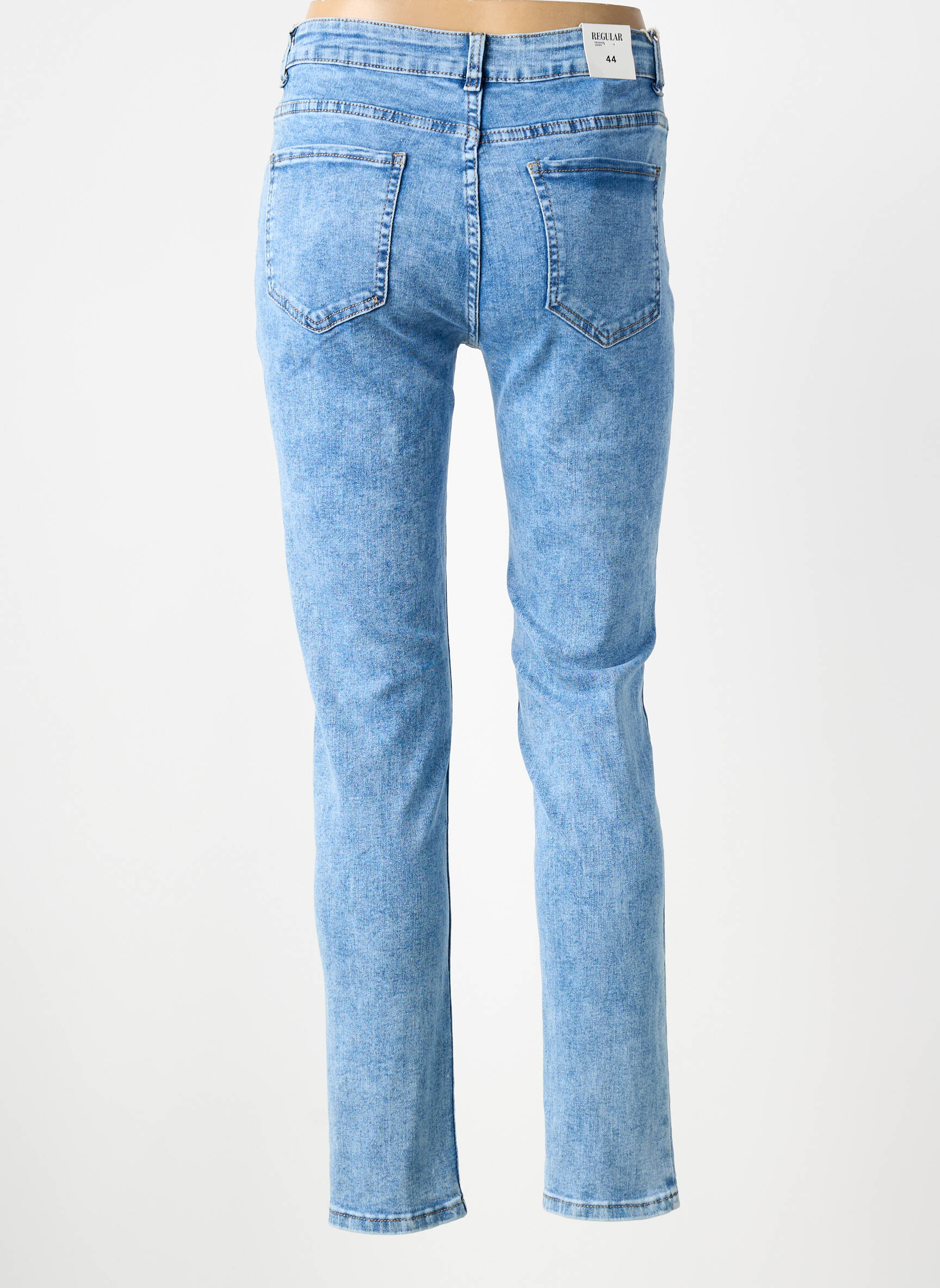 Lieknos džinsai tamprumas normala dydis mėlyna FASHION JEANS moteris
