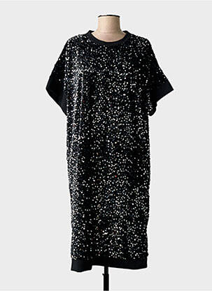 Pusilgių suknelė trumpas rankovės trumpas rankovės juodas NEW COLLECTION moteris