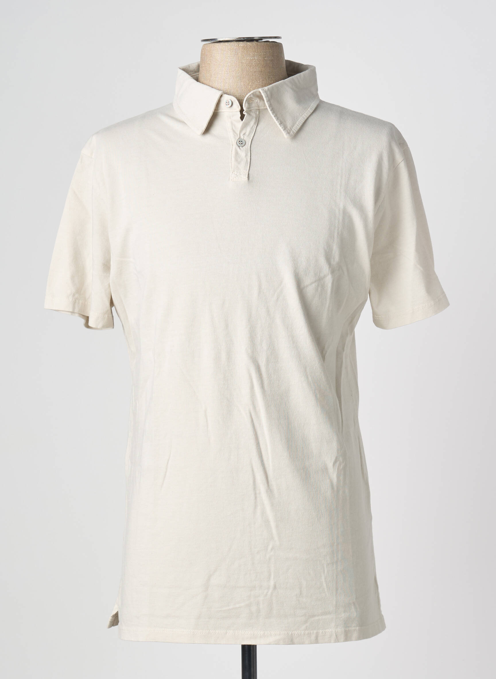 Polo jersey audinys trumpas rankovės bežinis POU NOU vyras