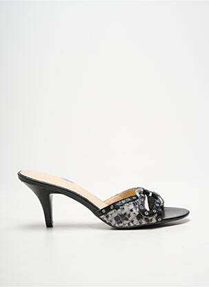 Mule/sabotai satino audinys kulnas nuo 7 iki 9 cm juodas GUESS moteris