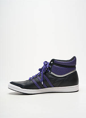 Bėgimo bateliai apvalus mygtukas plokščias kulnas iki 3 cm violetinis ADIDAS moteris