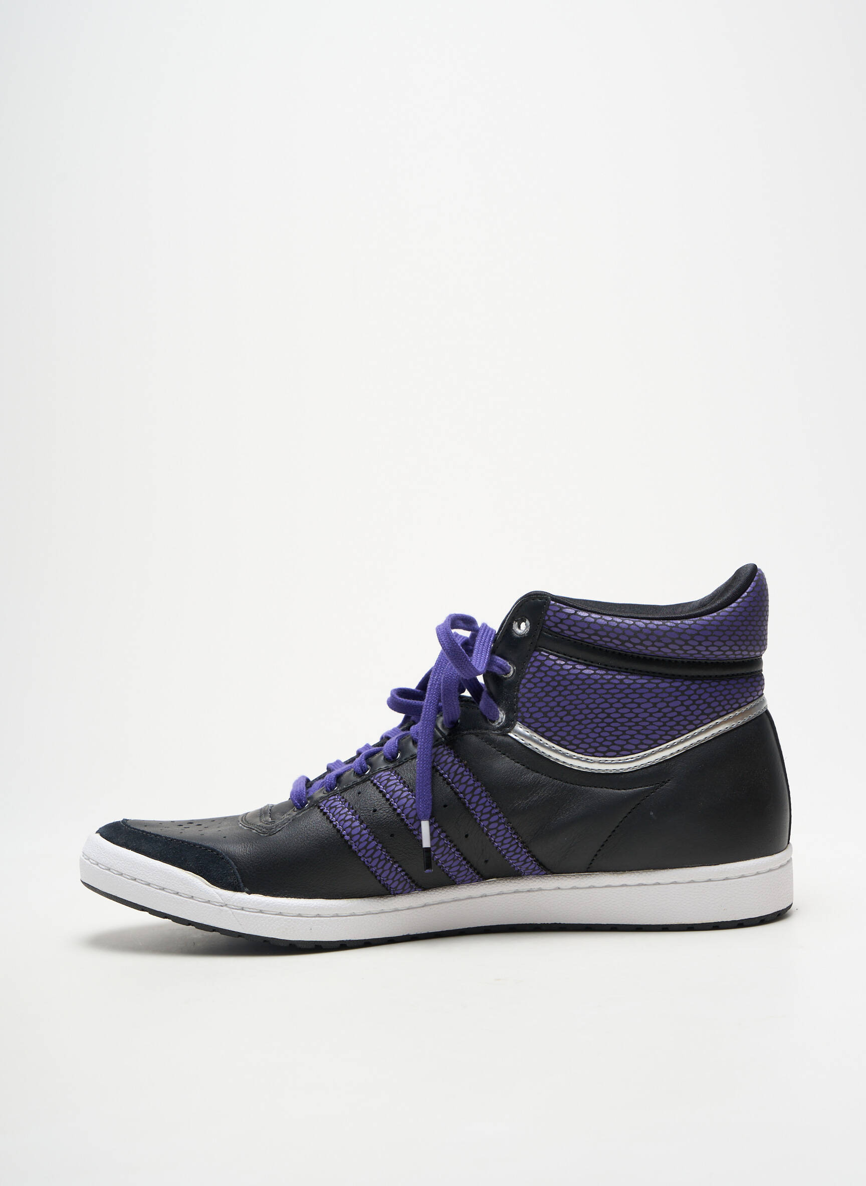 Bėgimo bateliai apvalus mygtukas plokščias kulnas iki 3 cm violetinis ADIDAS moteris