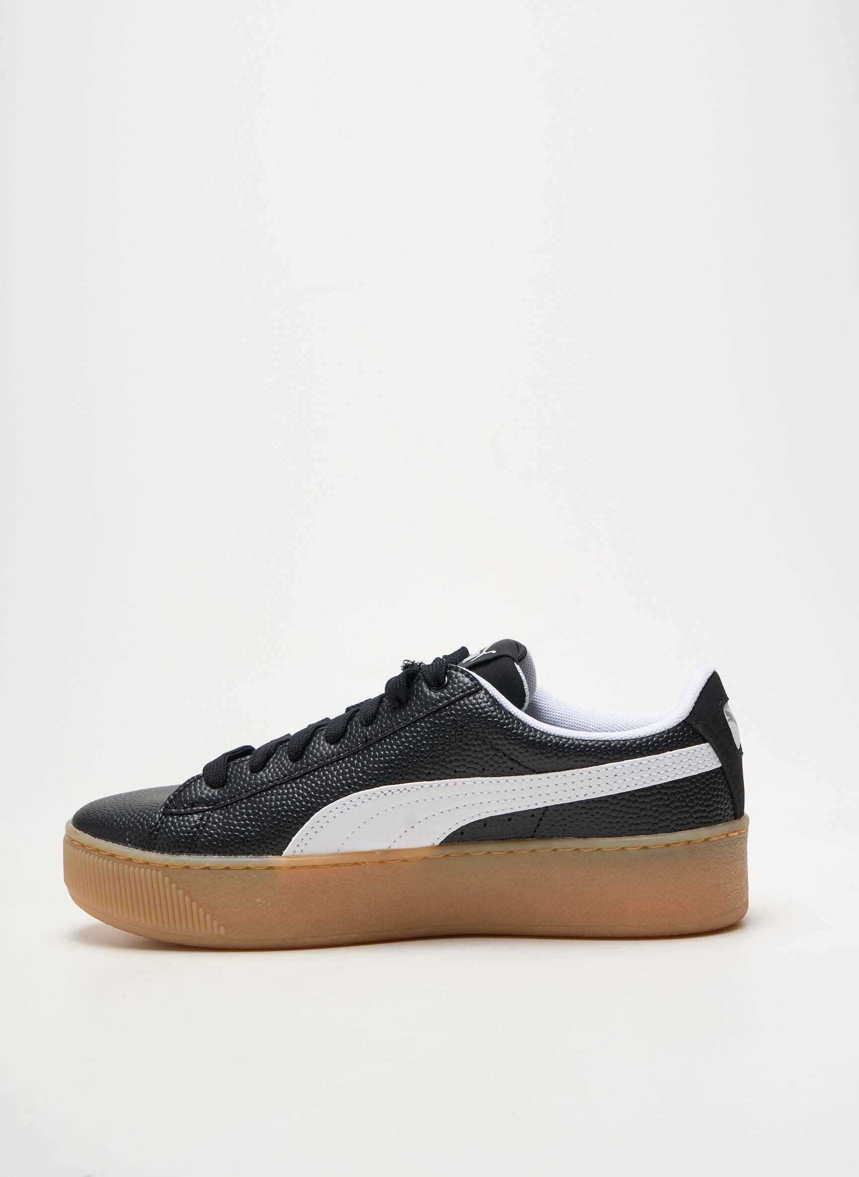 Bėgimo bateliai satino audinys kulnas nuo 4 iki 6 cm juodas PUMA moteris