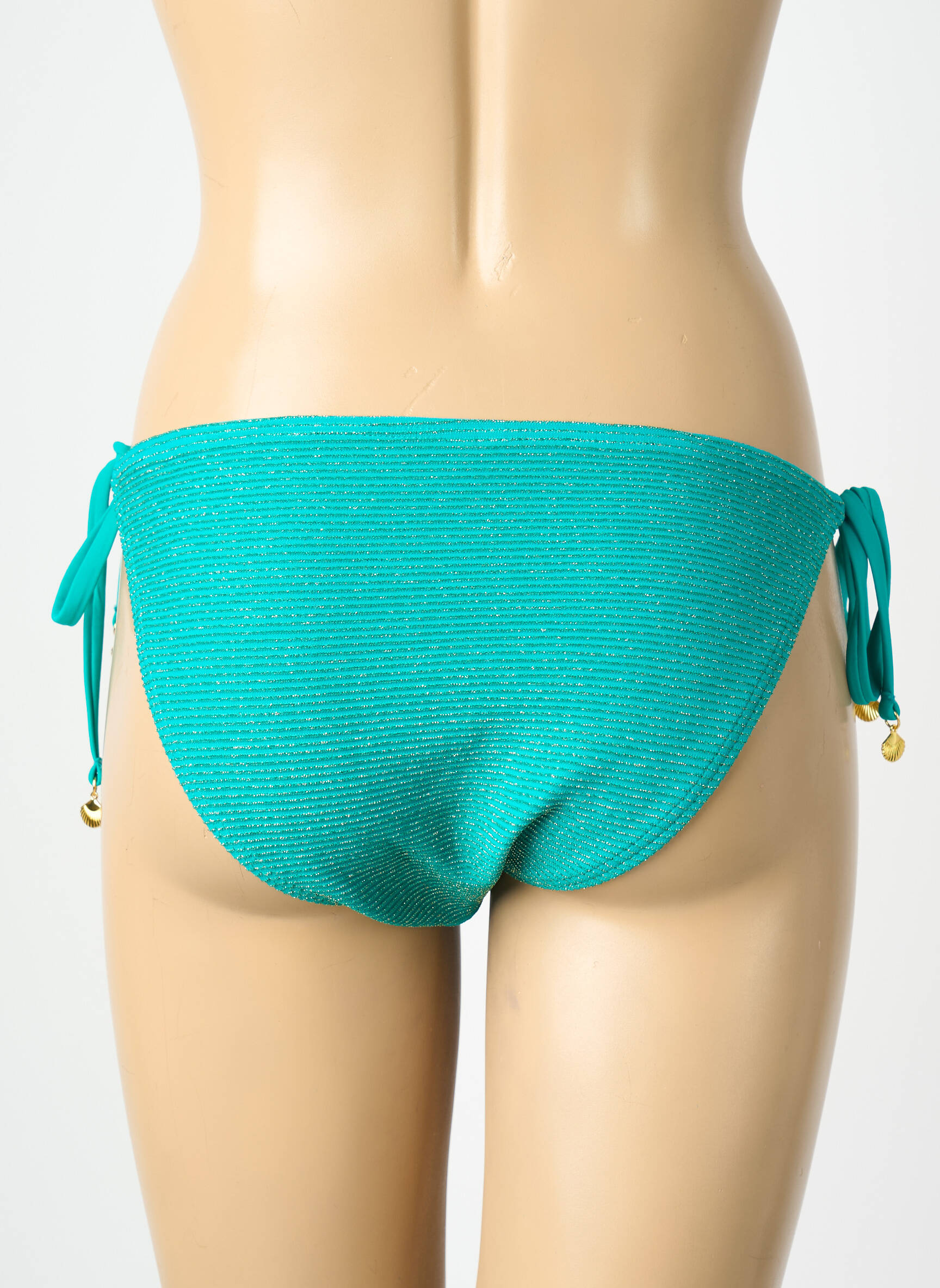 Maudymosi kelnaitės tamprumas bikini žalias LAGON BLEU moteris