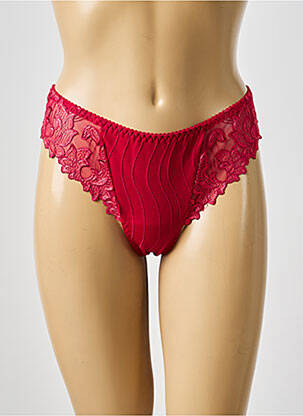 Tanga permatomas tiulis raudona PRIMADONNA moteris