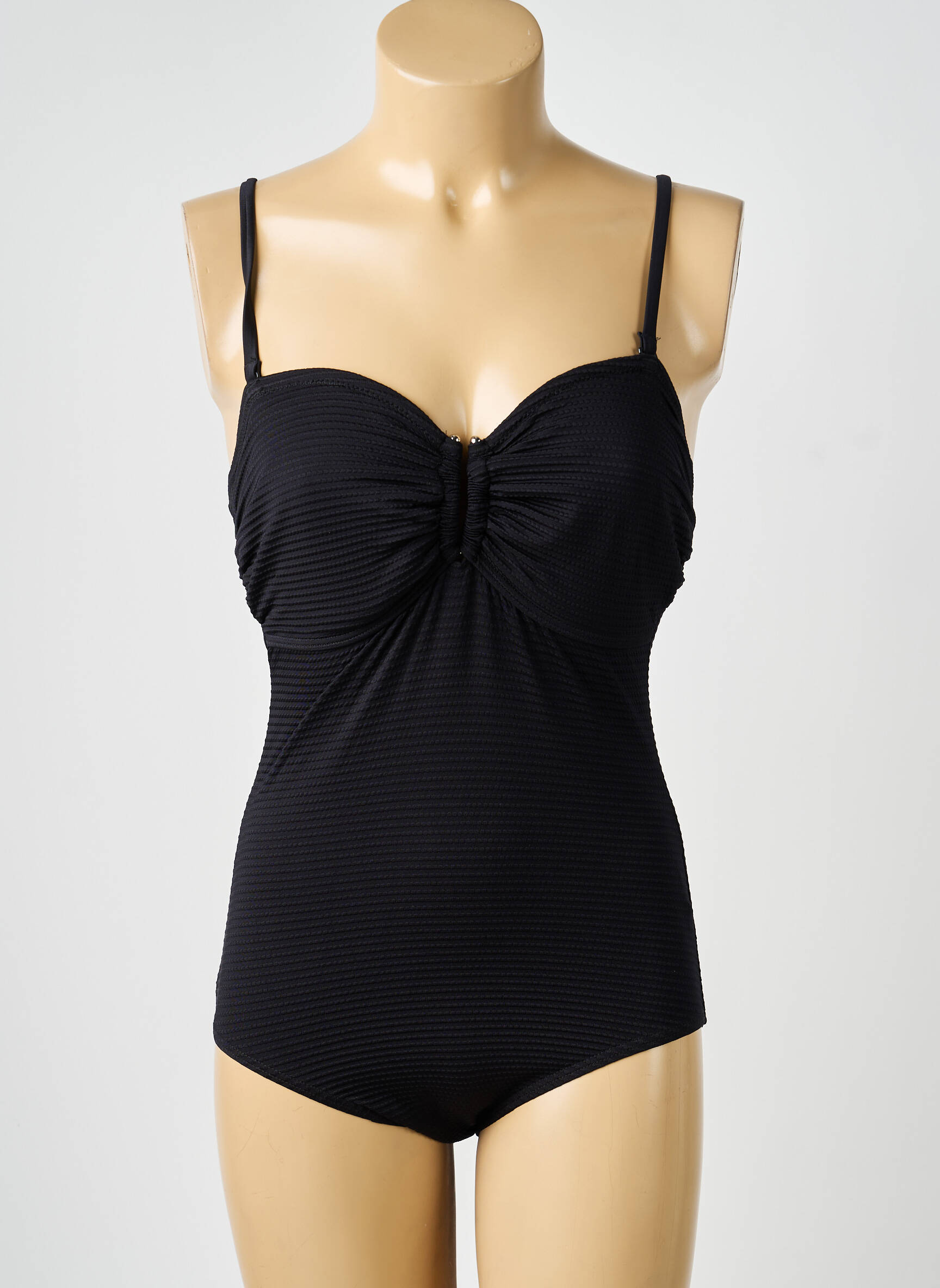 Vienos dalies maudymosi kostiumas juodas LAGON BLEU moteris
