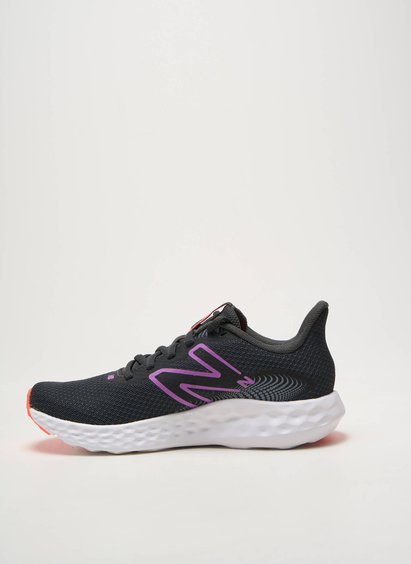 Bėgimo bateliai apvalus mygtukas plokščias kulnas iki 3 cm pilka NEW BALANCE moteris