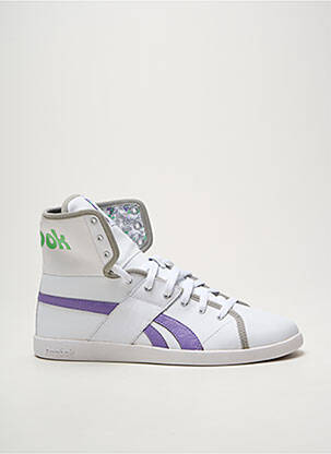 Bėgimo bateliai apvalus mygtukas plokščias kulnas iki 3 cm baltas REEBOK moteris