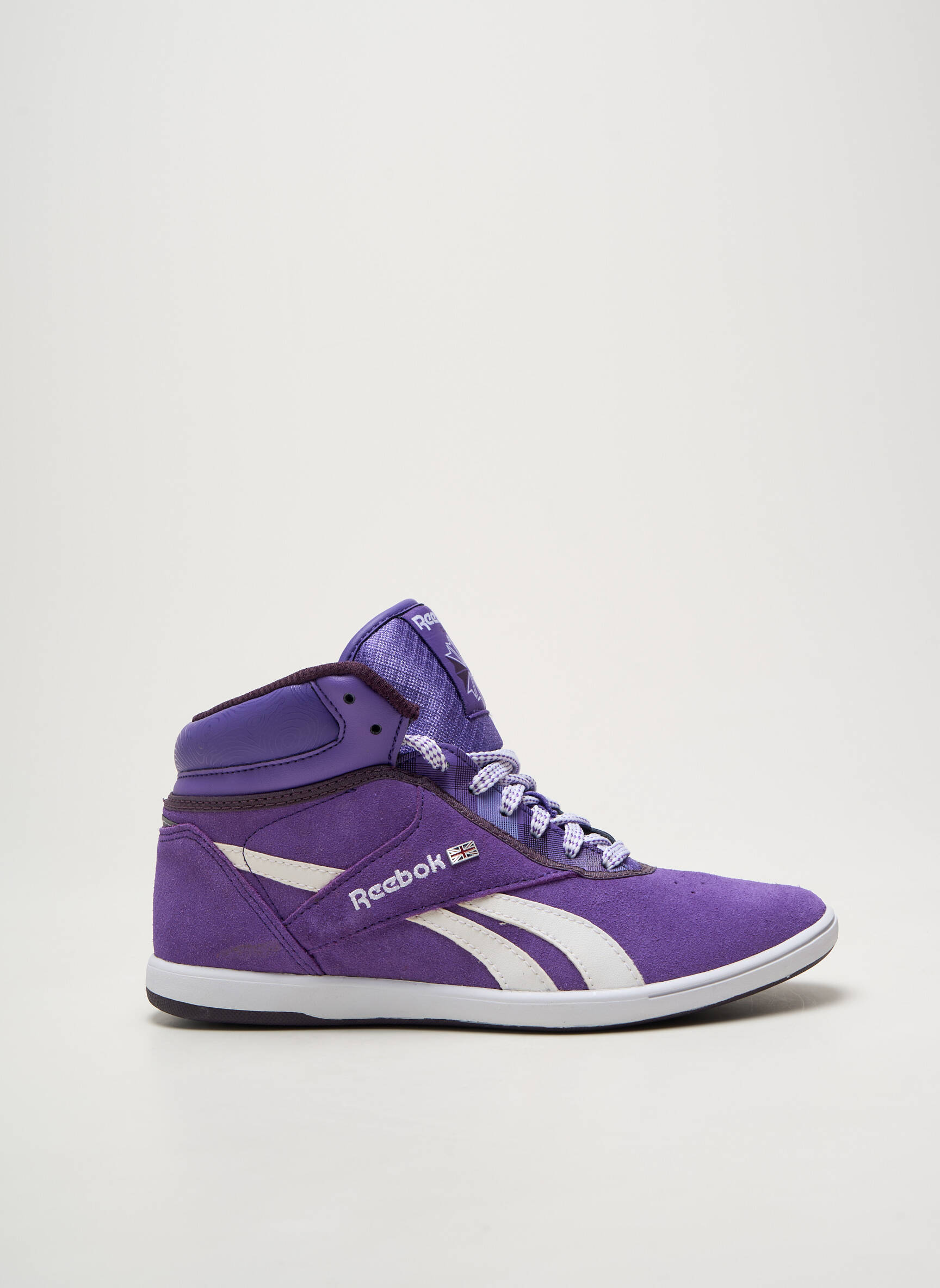 Bėgimo bateliai apvalus mygtukas plokščias kulnas iki 3 cm violetinis REEBOK moteris