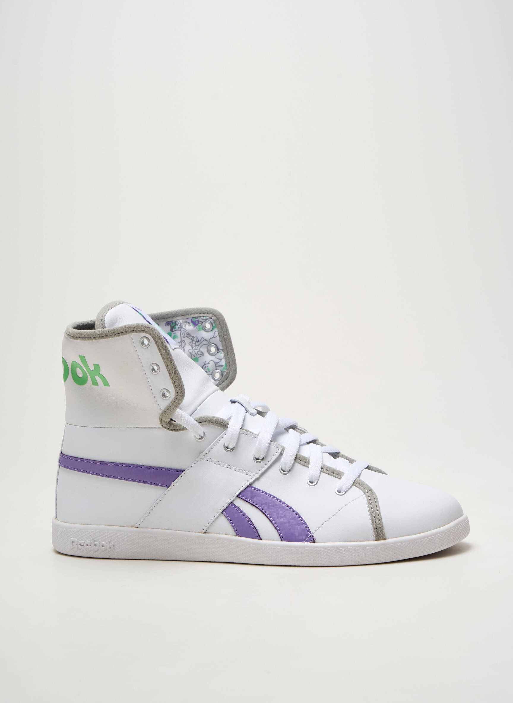 Bėgimo bateliai apvalus mygtukas plokščias kulnas iki 3 cm baltas REEBOK moteris