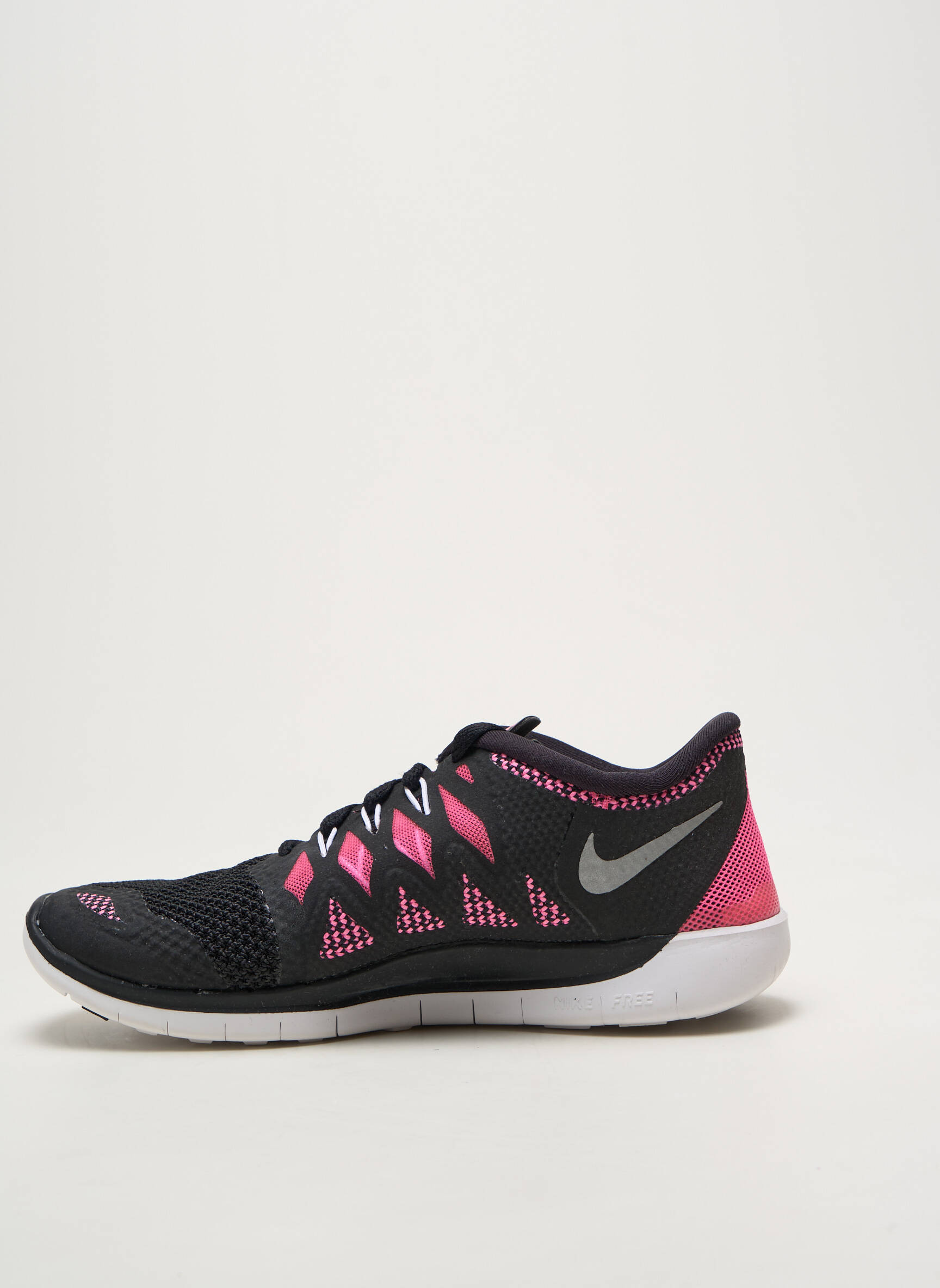 Bėgimo bateliai apvalus mygtukas plokščias kulnas iki 3 cm rožinė NIKE moteris