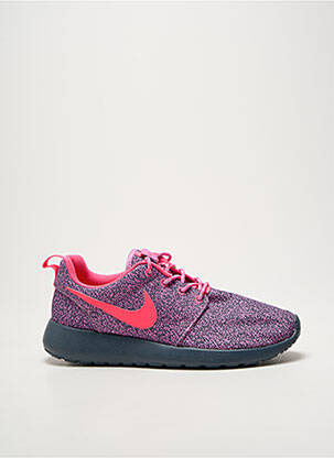 Bėgimo bateliai apvalus mygtukas plokščias kulnas iki 3 cm violetinis NIKE moteris