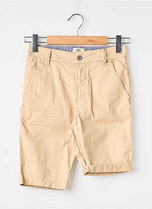 Bermudas popelinos audinys, kuris pasižymi lygiu ir tankiu paviršiumi. rudas TIMBERLAND berniukas