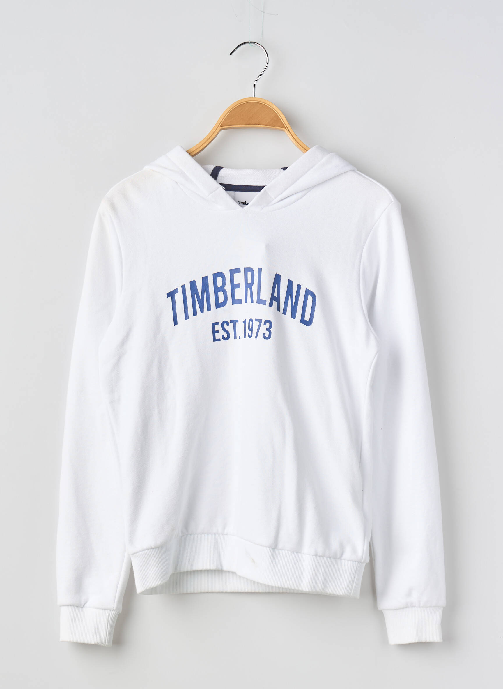Kapišonas apvalus kaklas ilgos rankovės baltas TIMBERLAND berniukas