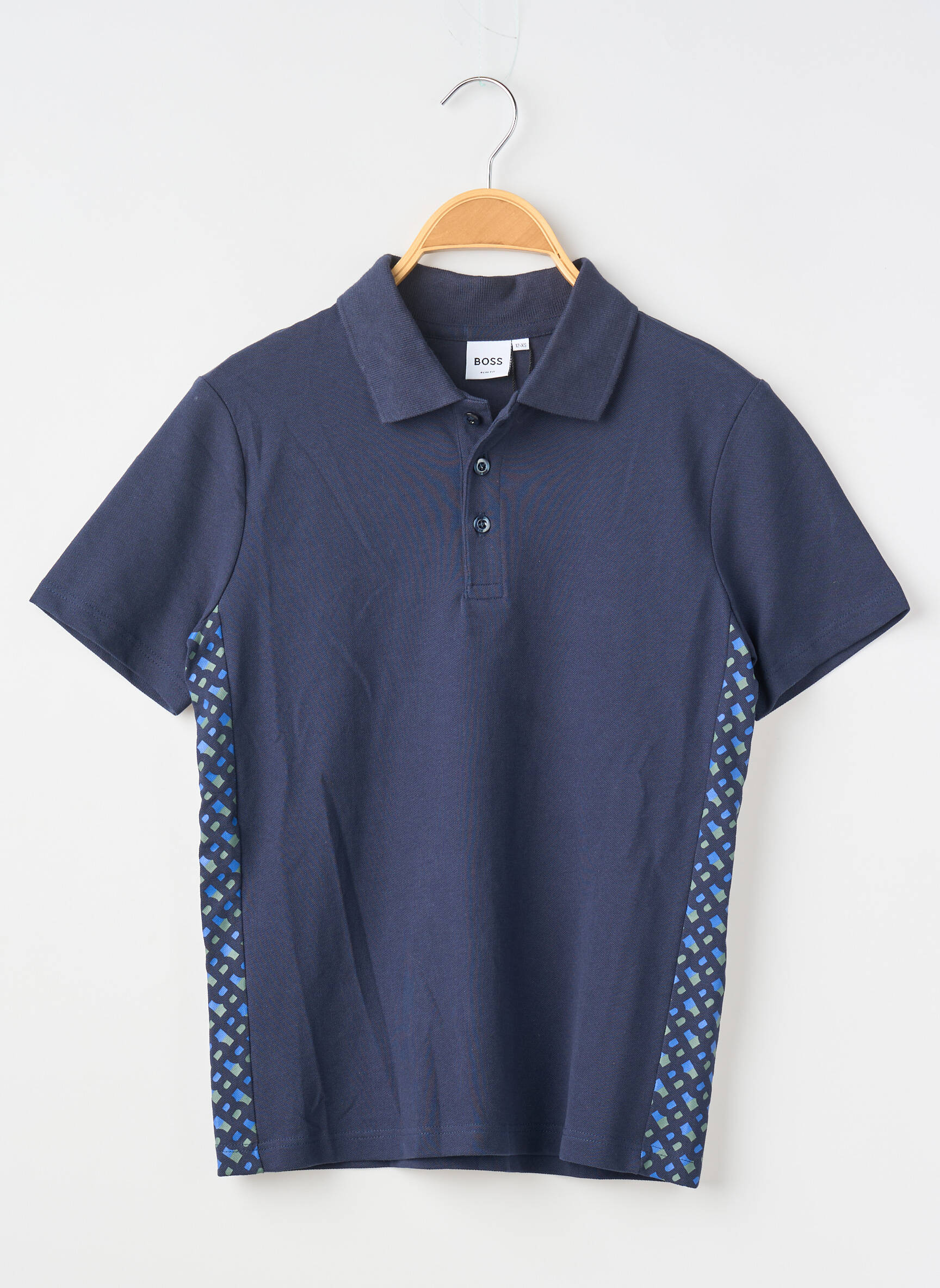Polo tamprumas trumpas rankovės mėlyna HUGO BOSS berniukas
