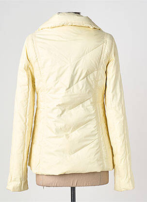 Pūkinė striukė kišenės su gobtuvu geltona MISS SIXTY moteris